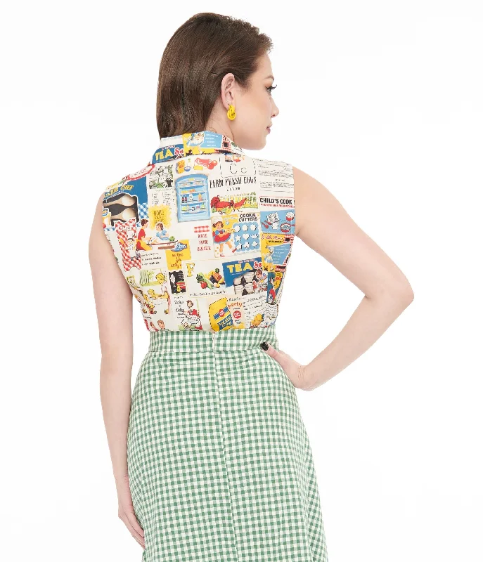 1950s-white-vintage-cartoon-print-collared-top