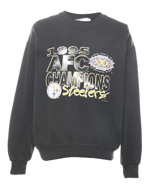 Black NFLP Steelers Sports Sweatshirt - XL