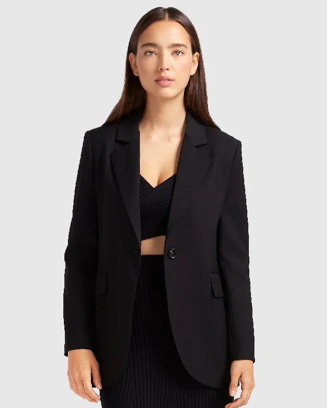 Unchained Heart Blazer - Black