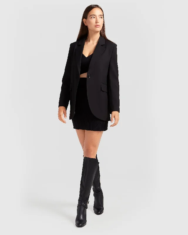 Unchained Heart Blazer - Black