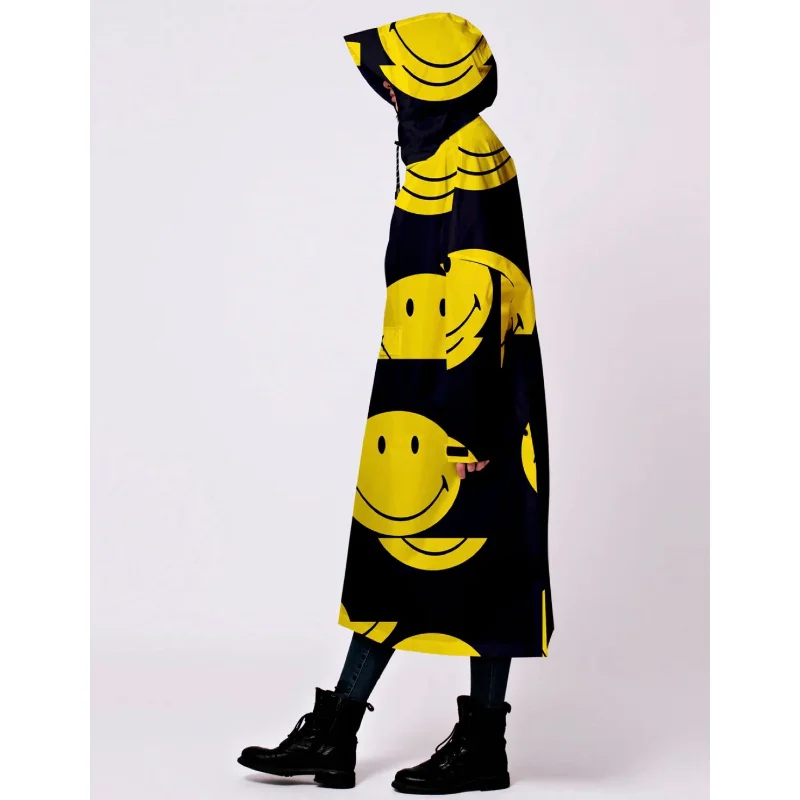 RainKiss Rain Poncho Smiley Face