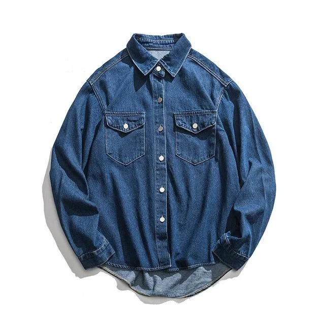 Jean Jacket Blue Long Sleeve  Windbreaker