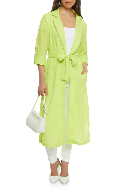 Linen Trench Coat