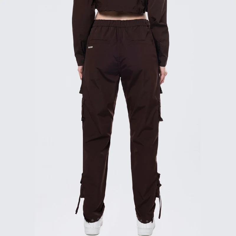 Relaxed Utility Slouched Pants - Espresso