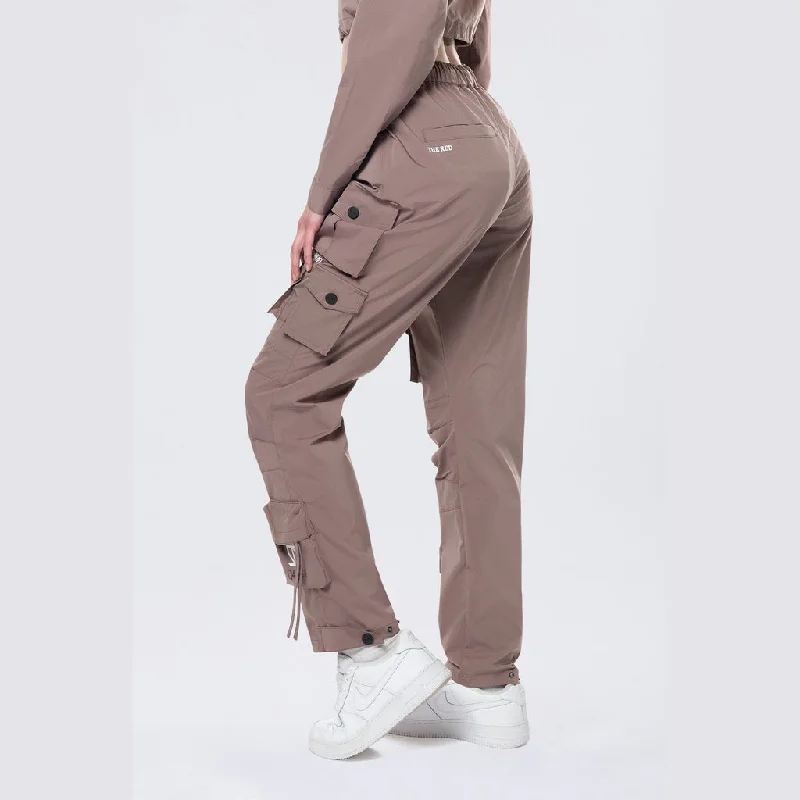 Relaxed Utility Slouched Pants - Smokey Mauve