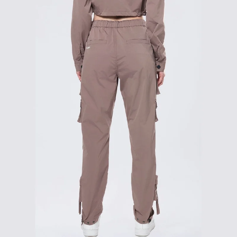 Relaxed Utility Slouched Pants - Smokey Mauve