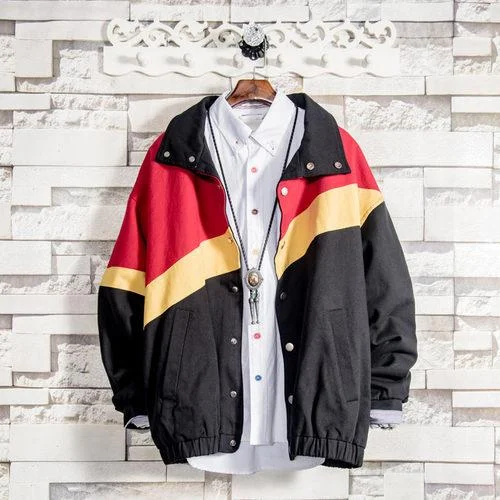 Waterproof Vintage Jacket Men Streetwear  WindBreaker