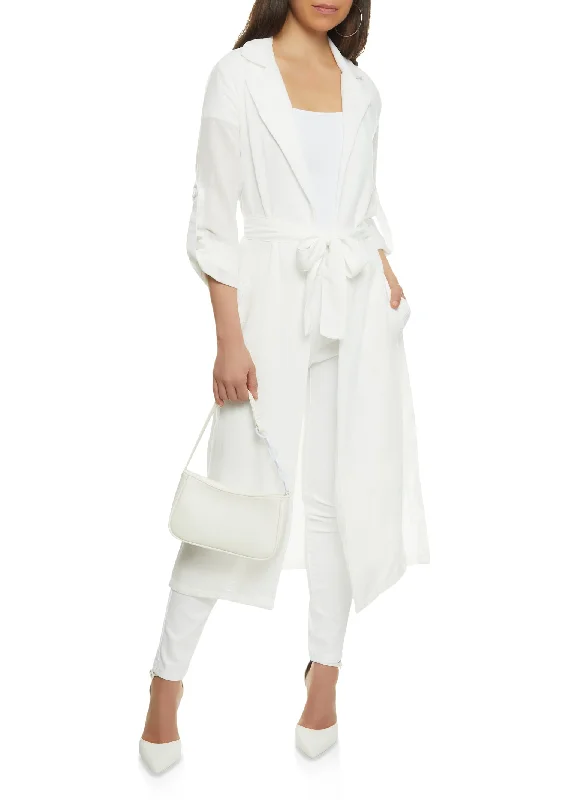 Linen Trench Coat