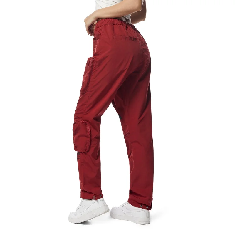 Windbreaker 3D Pocket Utility Joggers - Burgundy