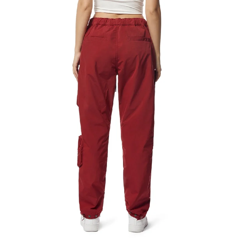 Windbreaker 3D Pocket Utility Joggers - Burgundy