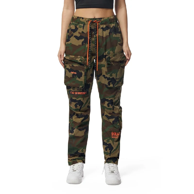 Windbreaker 3D Pocket Utility Joggers - Wood Camo