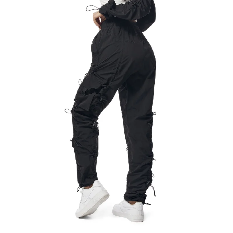 Windbreaker Multi Bungee Joggers - Black