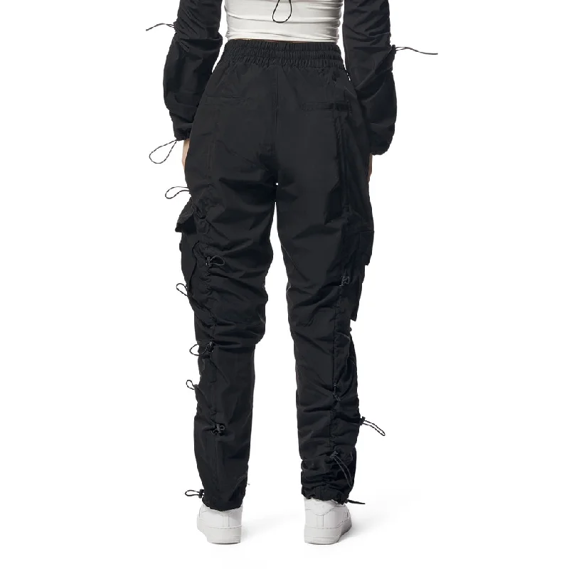 Windbreaker Multi Bungee Joggers - Black