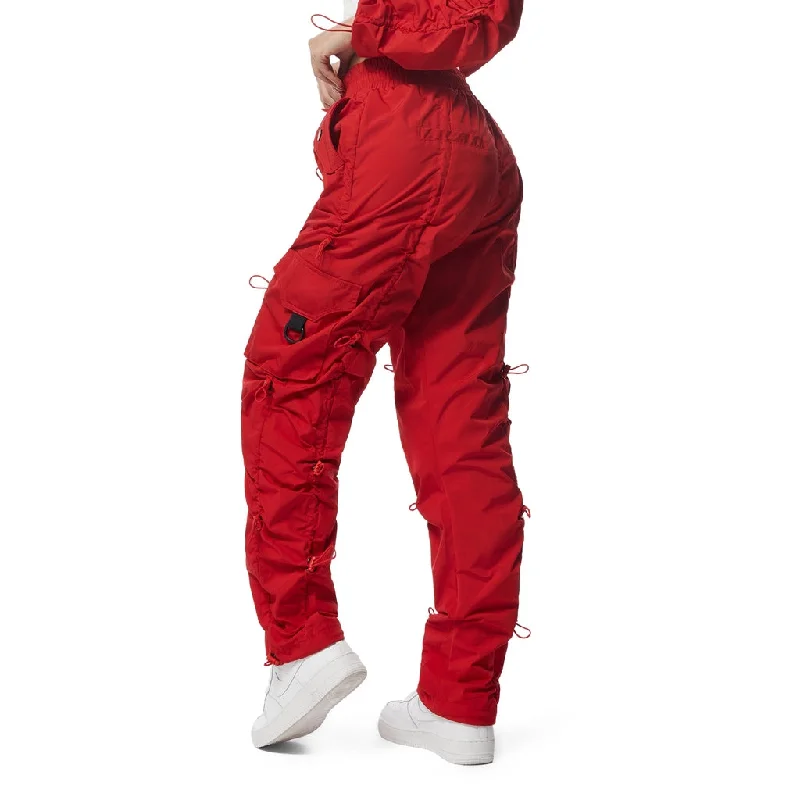 Windbreaker Multi Bungee Joggers - True Red