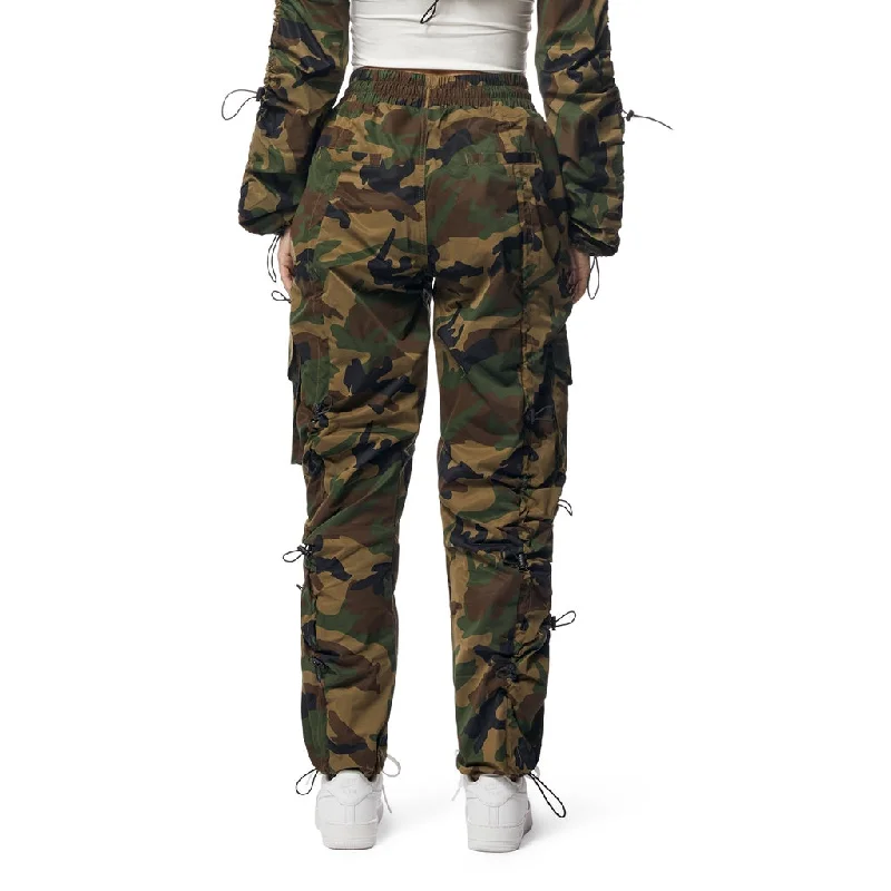 Windbreaker Multi Bungee Joggers - Wood Camo