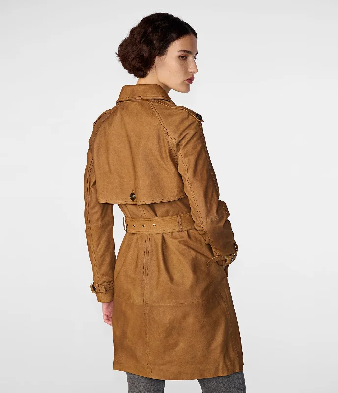 Mary Long Single Breasted Trench