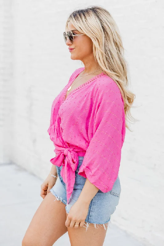 as-you-wish-pink-short-sleeve-wrap-blouse