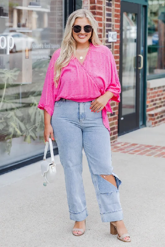 as-you-wish-pink-short-sleeve-wrap-blouse