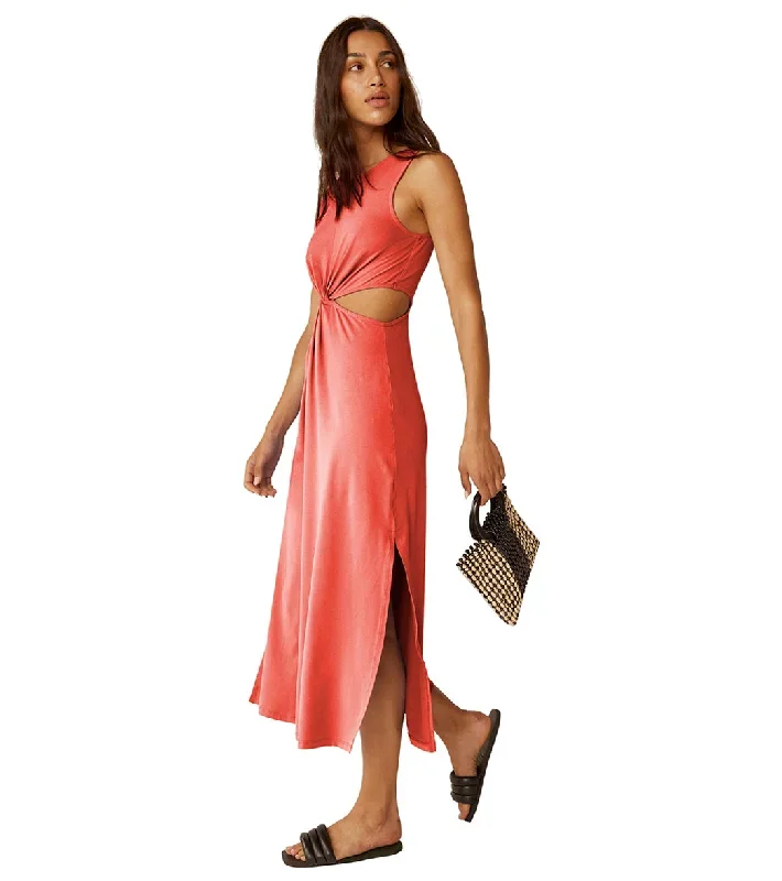 beyond-yoga-around-the-world-front-twist-dress-8219995-coral-glow