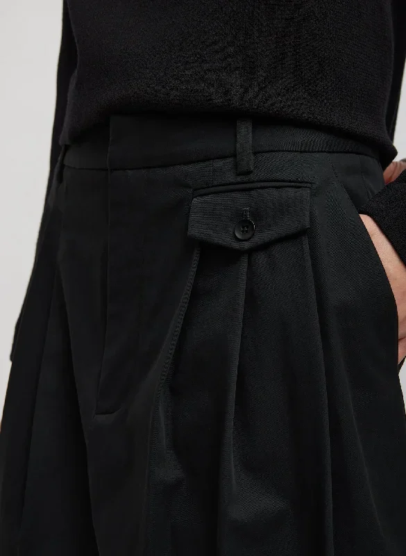 bio-twill-triple-pleat-skirt-black