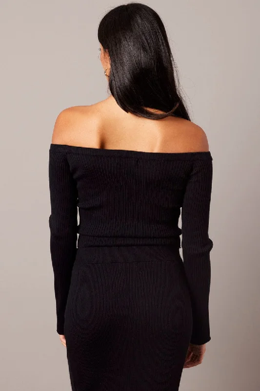 black-knit-top-long-sleeve-off-shoulder-kn2085-40r-1