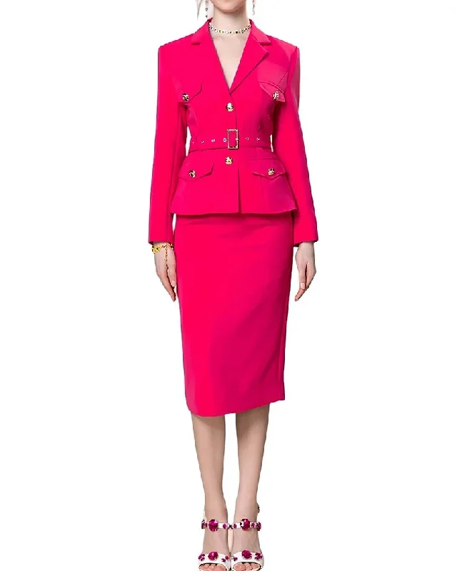 BURRYCO 2pc Blazer & Skirt Set