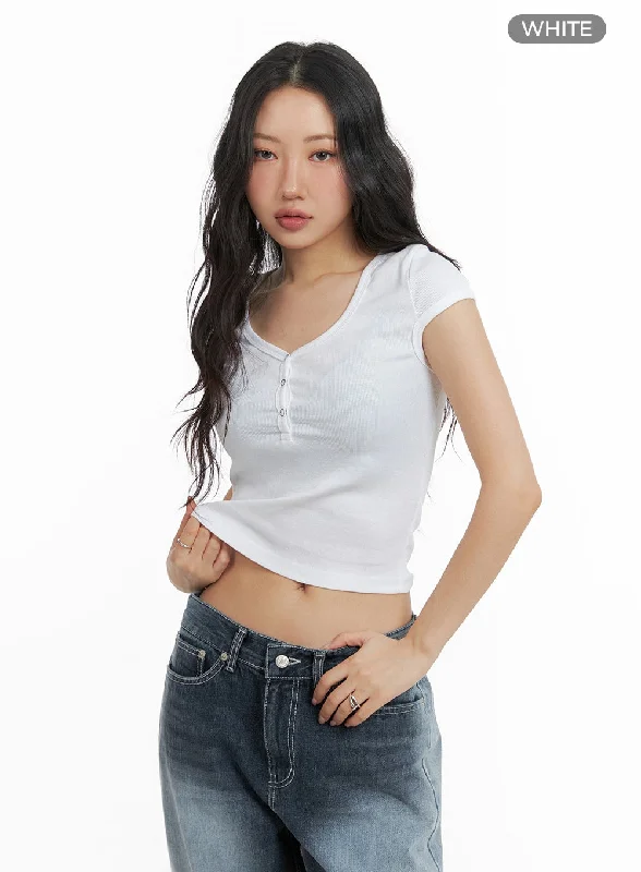 button-up-short-sleeve-crop-tee-cm425