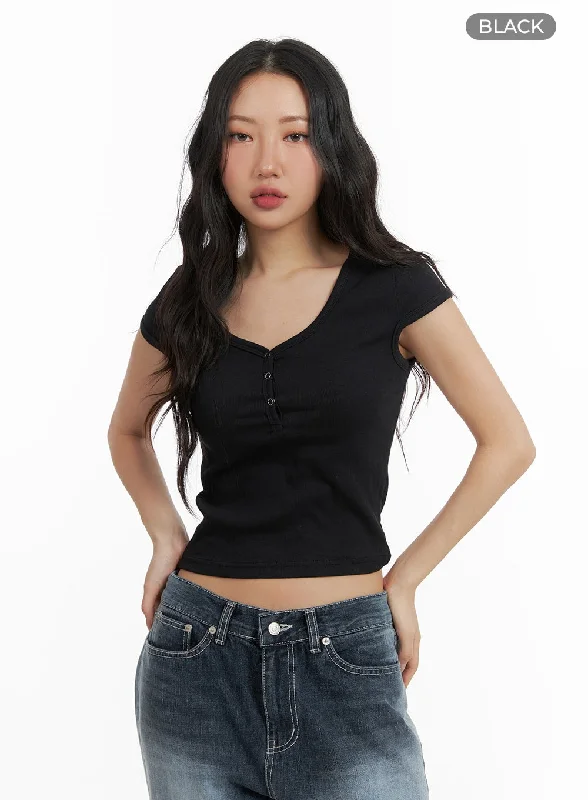 button-up-short-sleeve-crop-tee-cm425