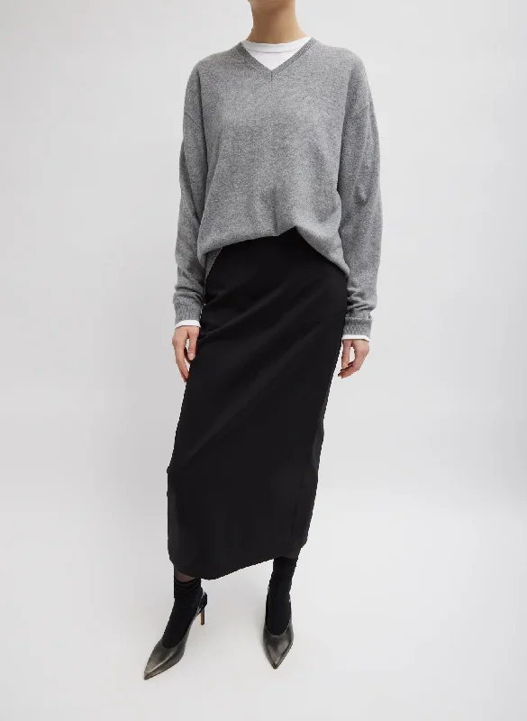 Compact Ultra Stretch Knit Pencil Skirt