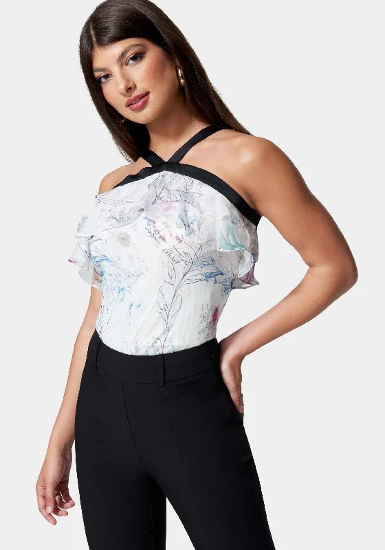 contrast-halter-printed-riffle-woven-top-sketched-blossom-print-black