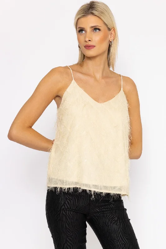 Juliette Singlet Top in Cream