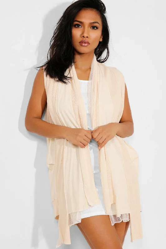 cream-dobby-mesh-insert-open-front-ribbed-cardigan