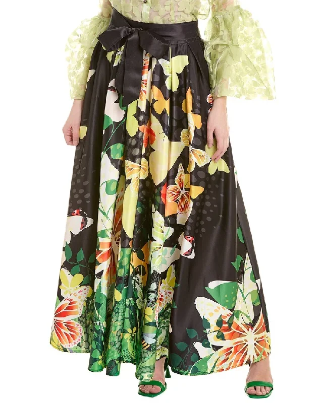 Gracia Butterfly Nature Maxi Skirt