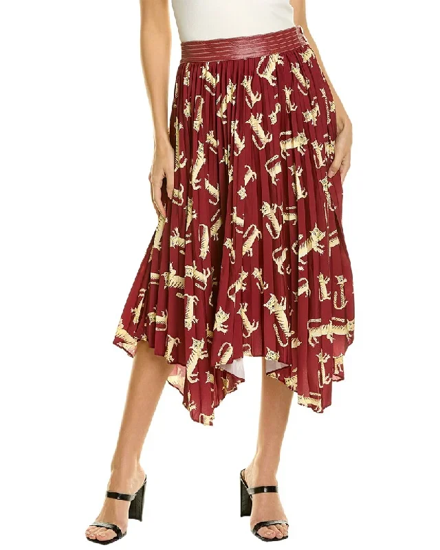 Gracia Handkerchief Midi Skirt