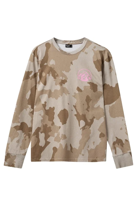 H2O - Lolland Tee L/S - 3554 Oak Camou