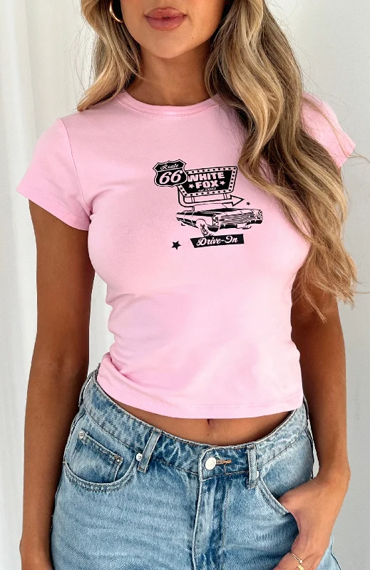 In Your City Baby Tee Baby Pink