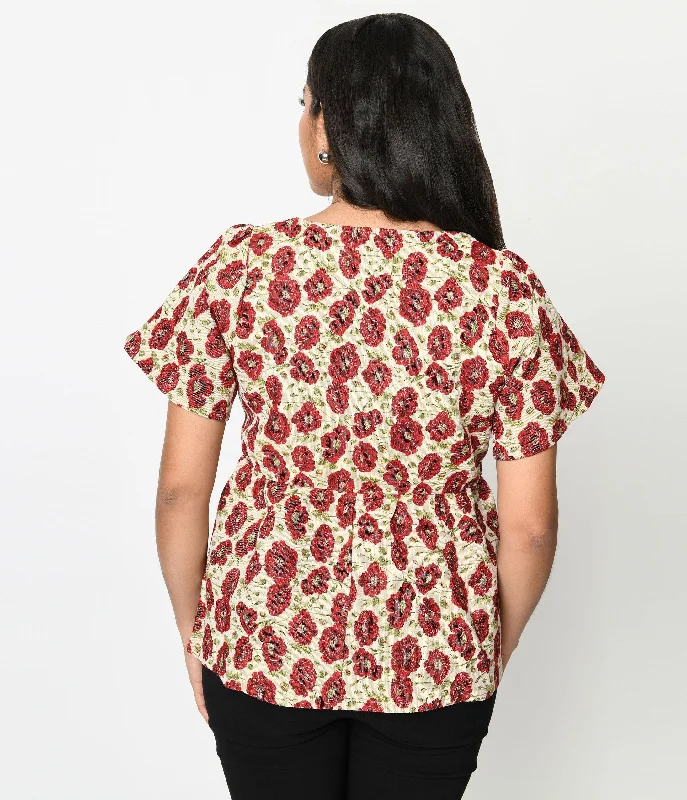 ivory-red-floral-kiss-jacquard-peplum-top