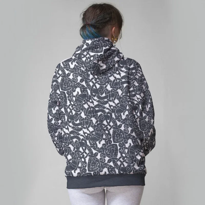 jelling-wolf-pattern-faux-wool-hoodie