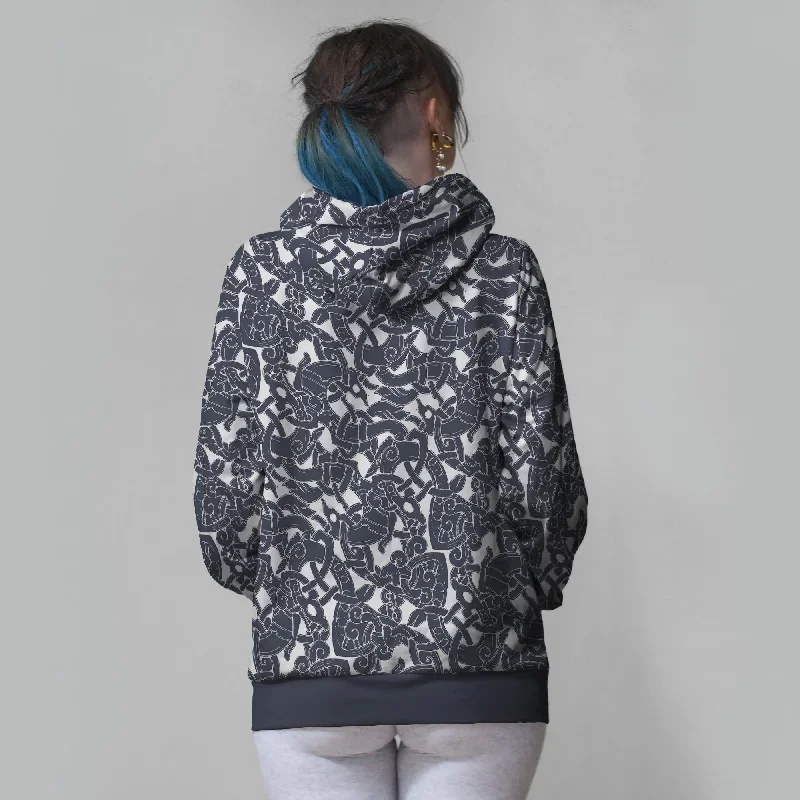 jelling-wolf-pattern-zip-hoodie