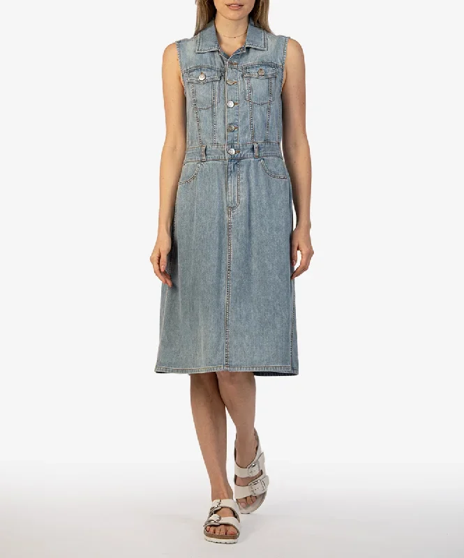 Jamila Denim Dress