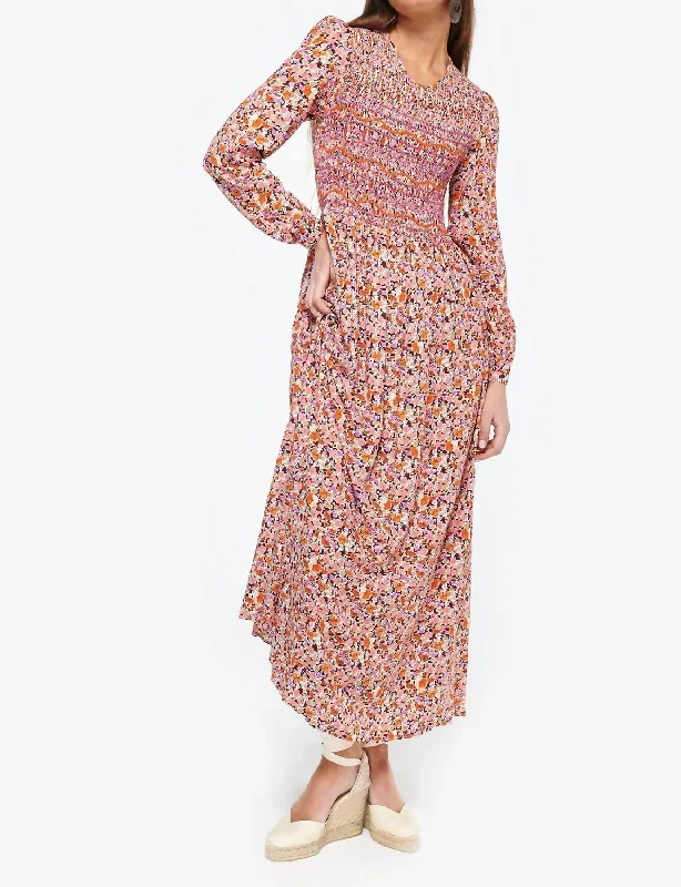 Lea Maxi Dress In Sweet Pea