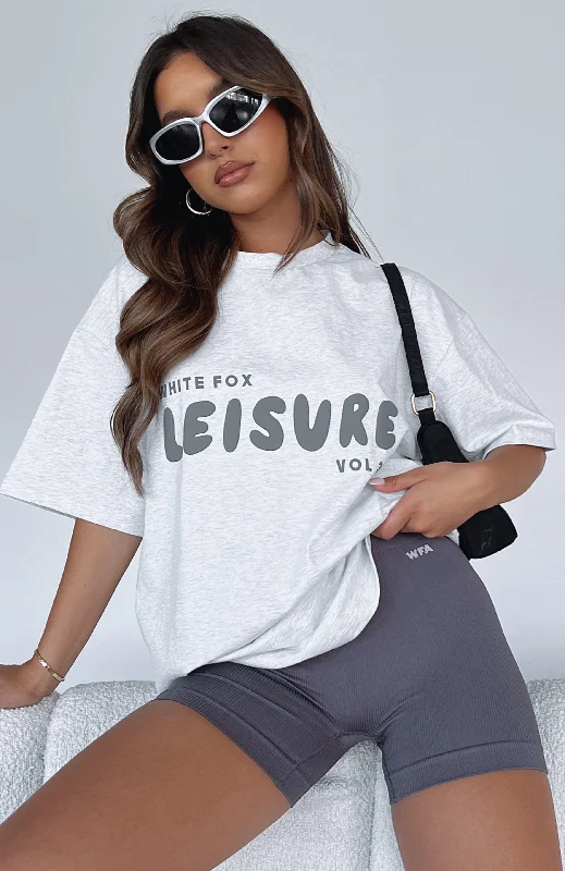 Leisure Series Oversized Tee Glacier Grey