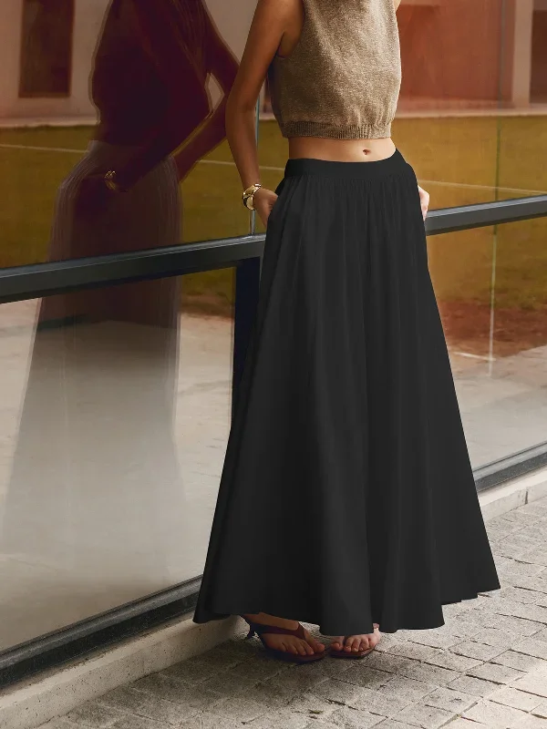 linen-pleated-maxi-skirt