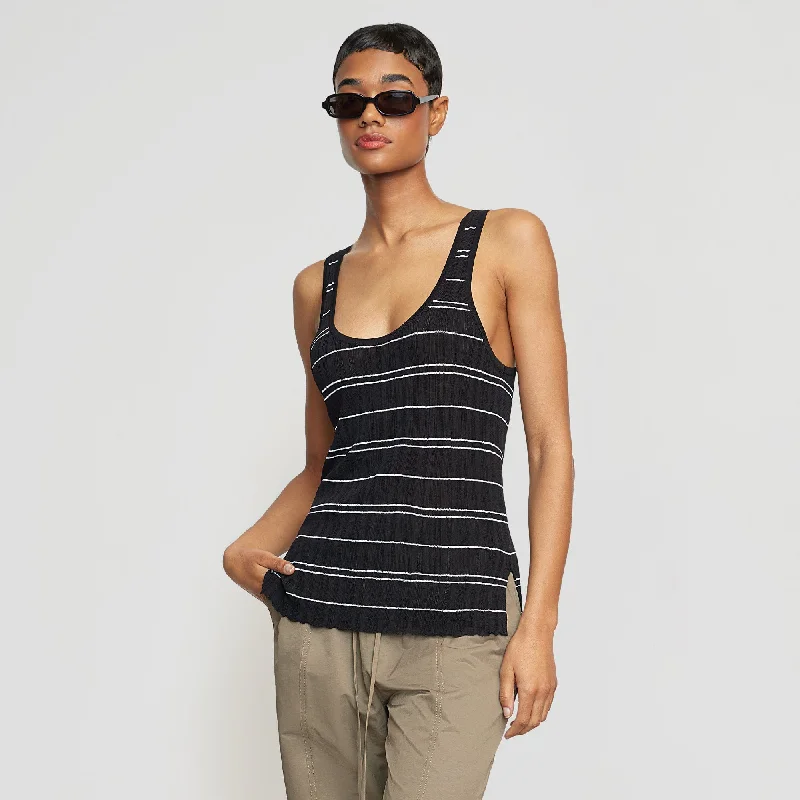 Mijal Striped Sweater Tank