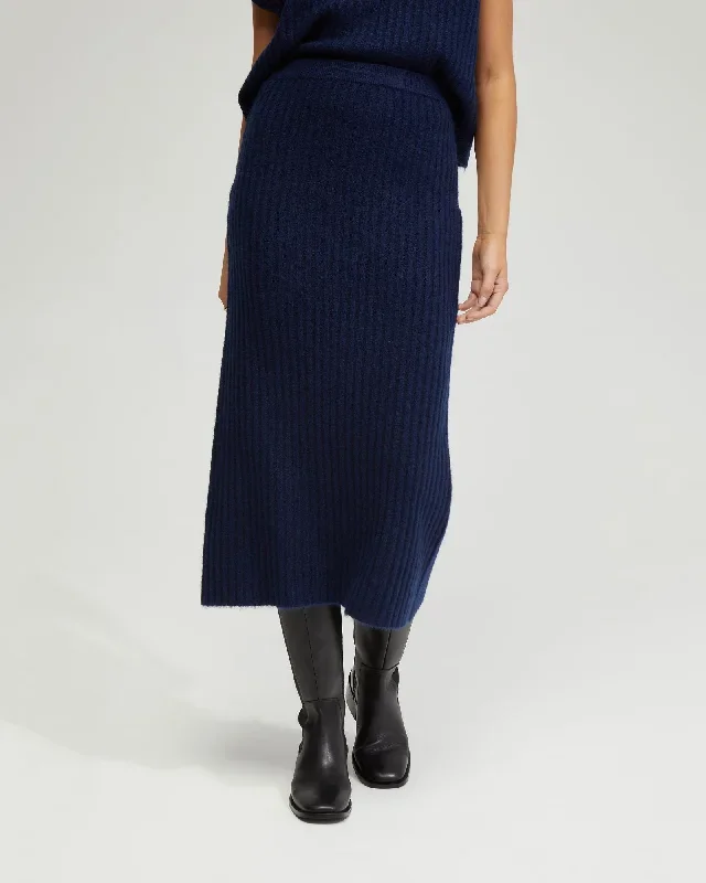 PETRA RIB KNIT SKIRT