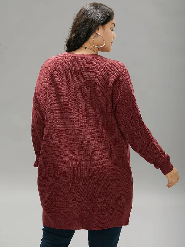 plain-open-front-drop-shoulder-basic-cardigan