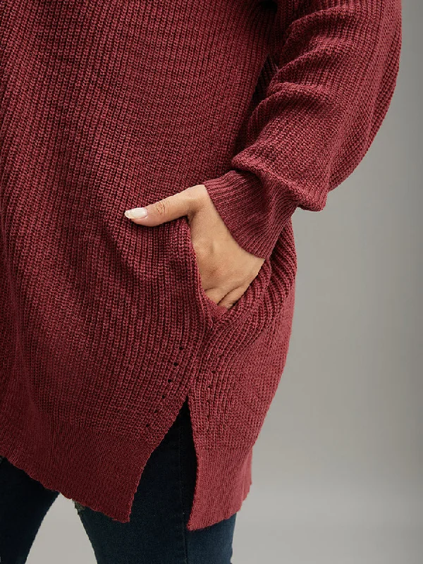 plain-open-front-drop-shoulder-basic-cardigan