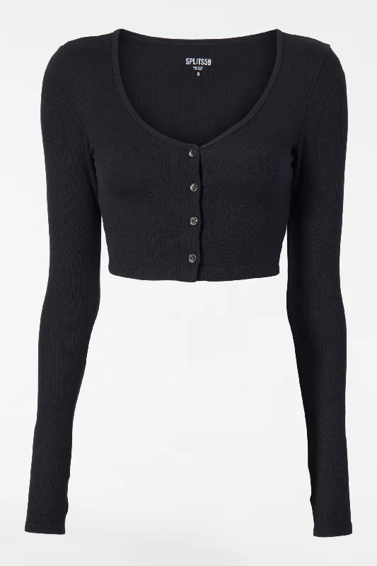 rene-rib-crop-cardigan-black