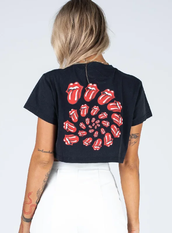 rolling-stones-many-tongues-crop-tee-black