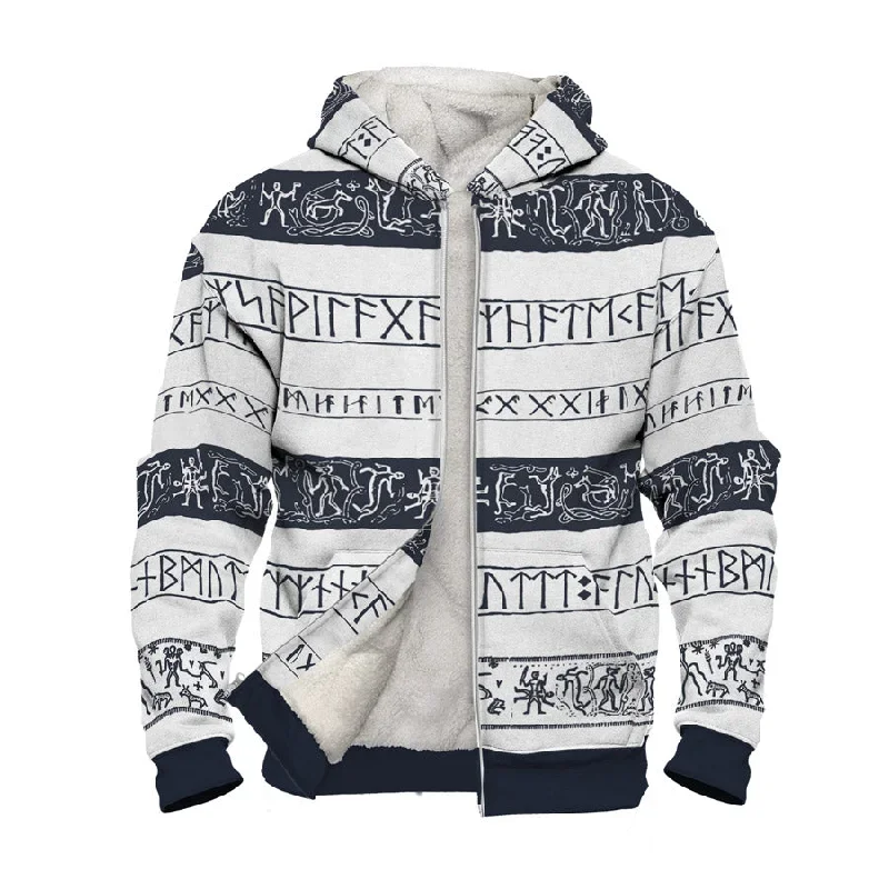 runeword-faux-wool-hoodie